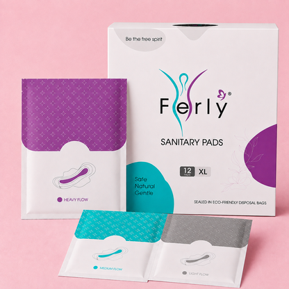 Ultra Hygiene Sanitary Pad Combo – 6 XL + 6 L Pads (12 Pads) | Heavy Flow