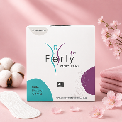 Disposable Daily Pantyliners for Everyday Freshness & Light Protection – Pack of 45