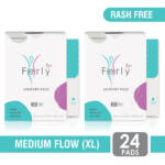 Ultra Hygiene XL Sanitary Pads for Heavy Flow – Pack of 24