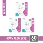 Extra Comfort Sanitary Pads Combo Pack – Pack of 3 (60 Pads)