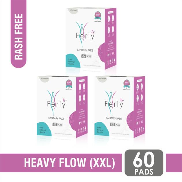 Extra Comfort Sanitary Pads Combo Pack – Pack of 3 (60 Pads)