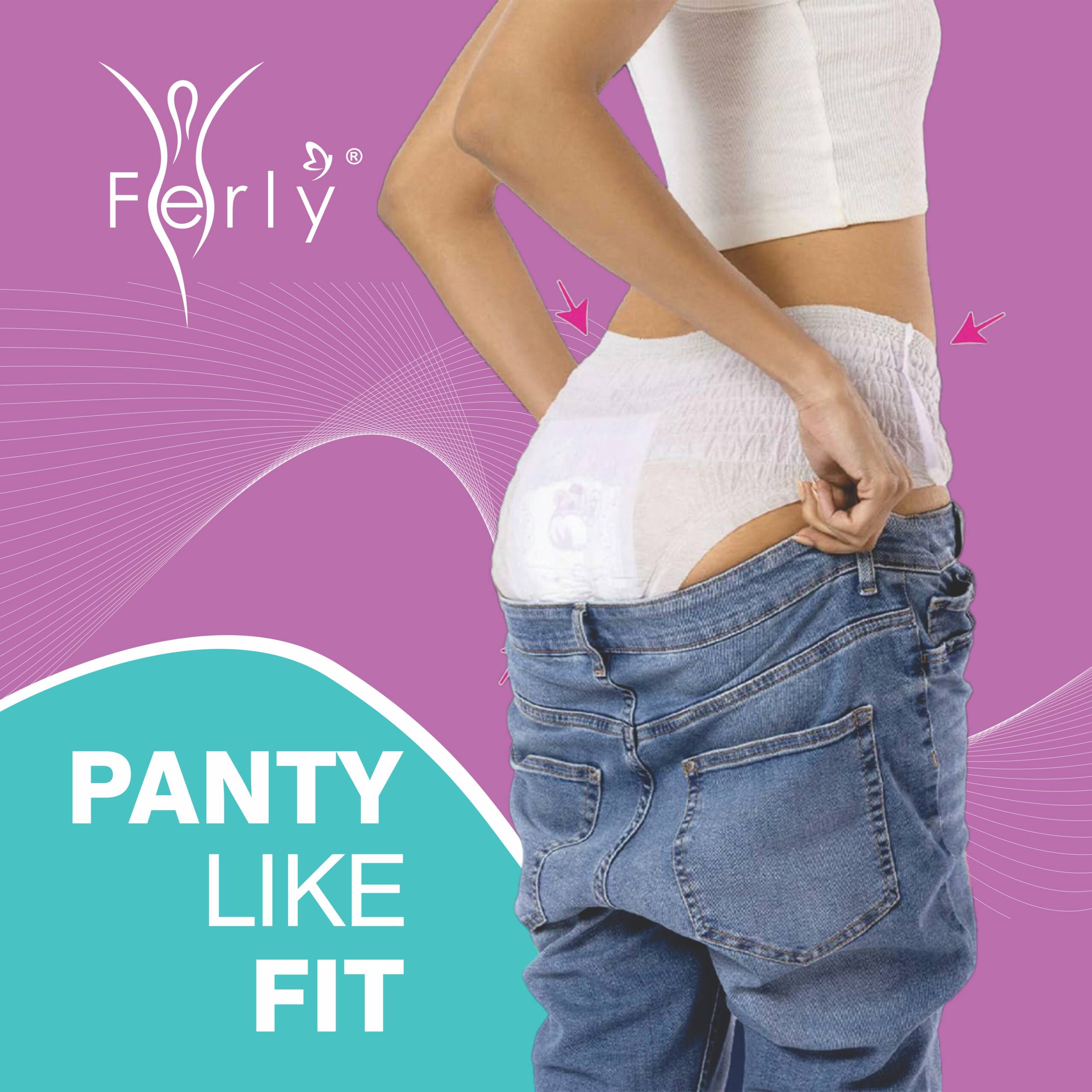 Period Care Combo – 1 Panty (M-L) + 5 XXL Pads (Pack of 6) - Image 3
