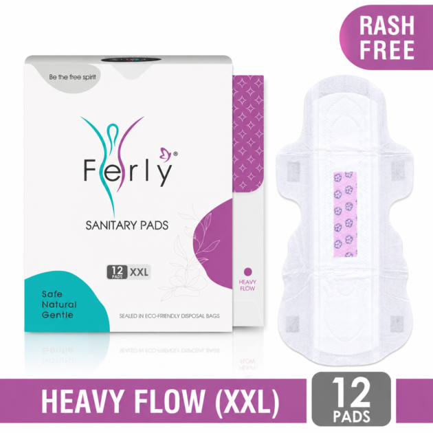 Soft cotton XXL sanitary pads for everyday comfort