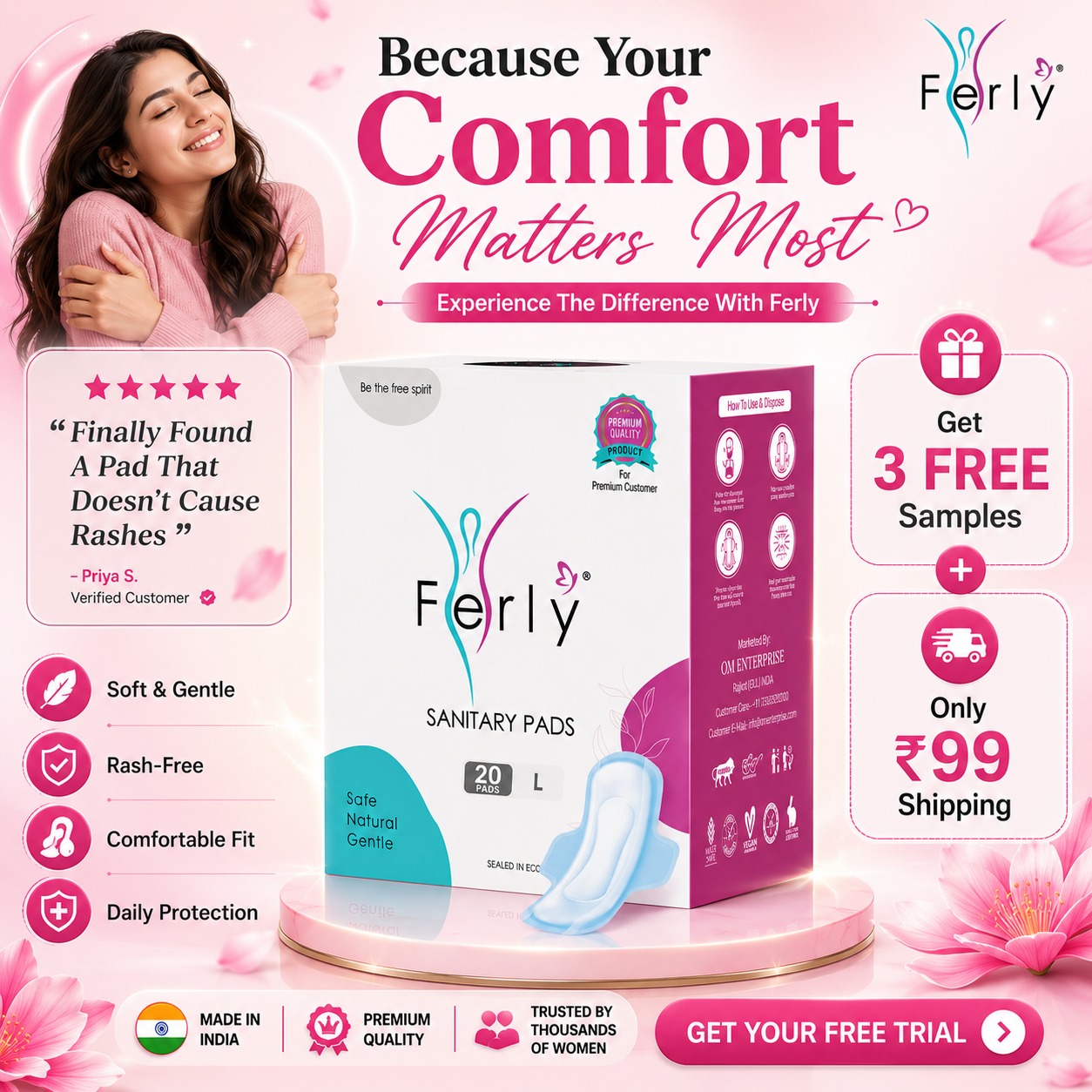 Try Ferly Free – Comfort You Can Trust