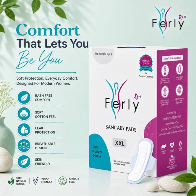 Ultra-comfort sanitary pads separate pouch pack